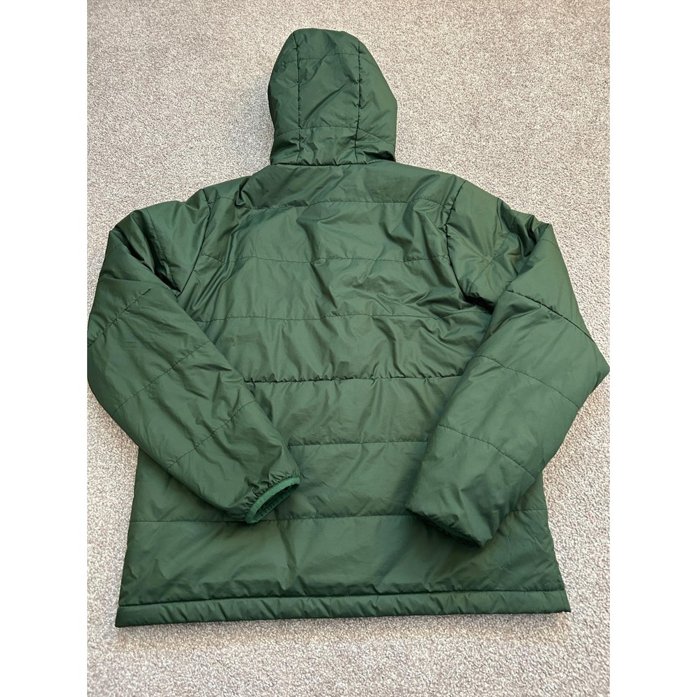 REI Co-op Hooded Puffer Jacket Mens‎ Medium Green Excellent Insulated Hiking - Picture 13 of 15